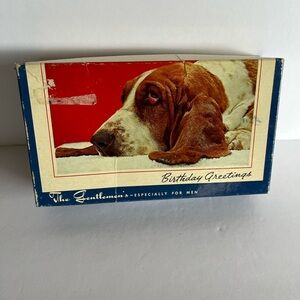 Vintage The Gentlemen’s All Birthday Card Assortment Box with Envelopes